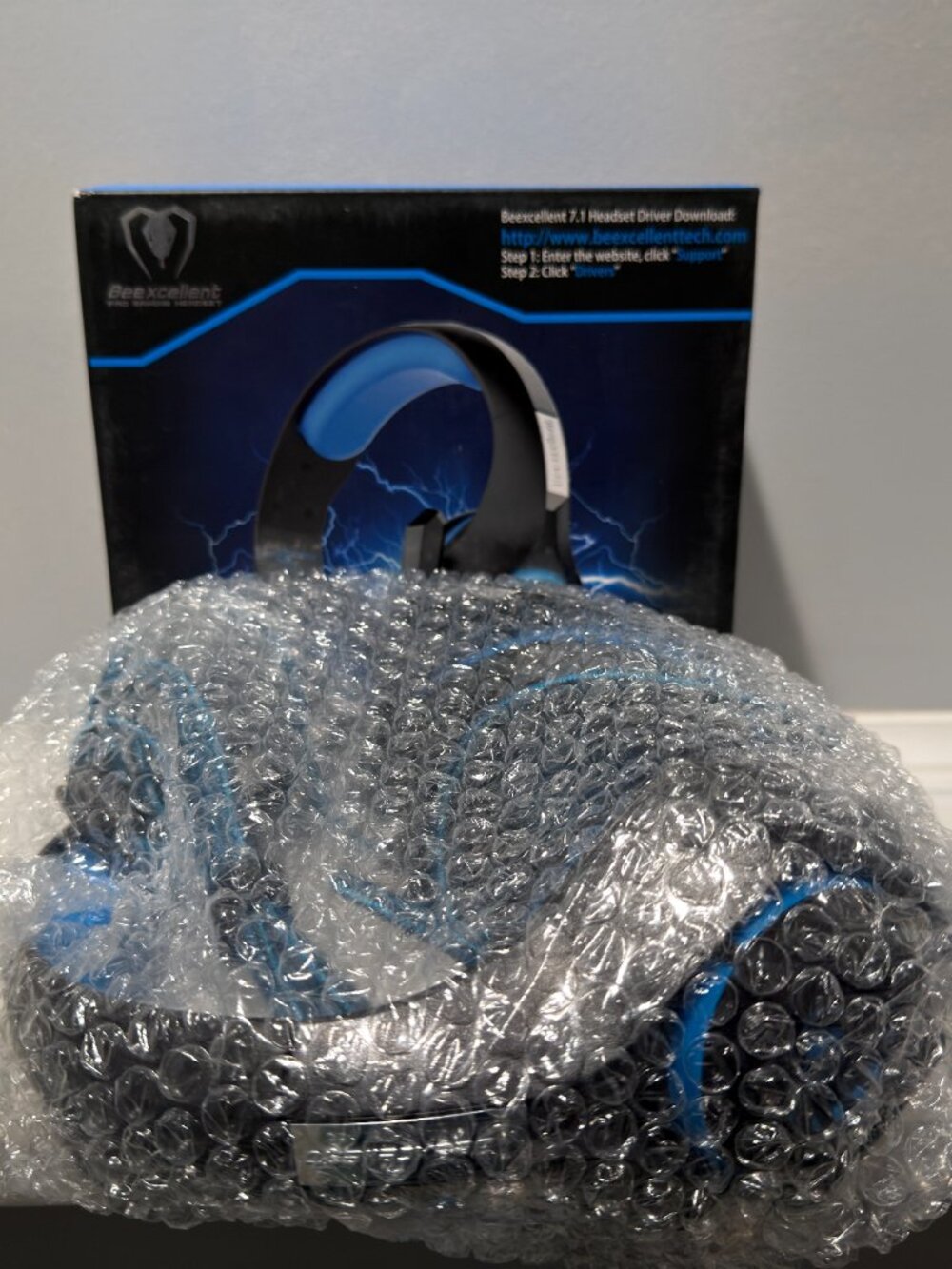 BEEXCELLENT GM-110 PRO GAMING HEADSET - 7.1 SURROUND SOUND USB- NEW - Picture 8 of 8